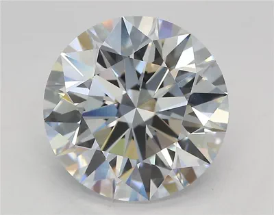 5.06ct G VVS2 Rare Carat Ideal Cut Round Lab Grown Diamond