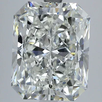 4.50ct I SI1 Rare Carat Ideal Cut Radiant Diamond