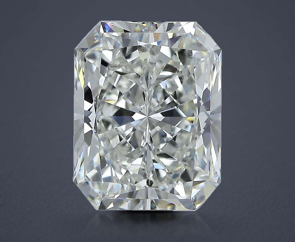 4.50ct I SI1 Rare Carat Ideal Cut Radiant Diamond