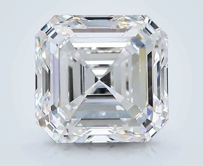 2.78ct E SI1 Rare Carat Ideal Cut Asscher Diamond