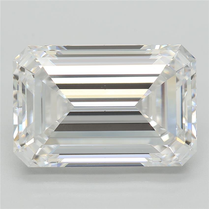 7.08ct D VS2 Rare Carat Ideal Cut Emerald Lab Grown Diamond