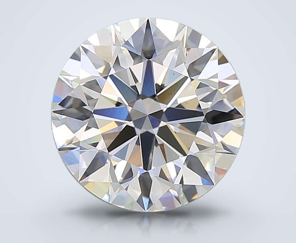 4.57ct E VS1 Rare Carat Ideal Cut Round Lab Grown Diamond