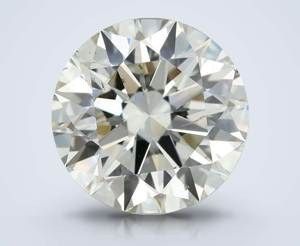2.10ct K SI1 Rare Carat Ideal Cut Round Diamond