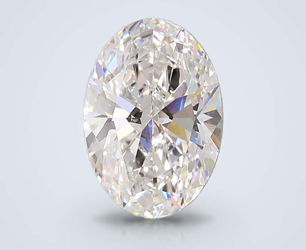 2.01ct D VVS2 Rare Carat Ideal Cut Oval Lab Grown Diamond