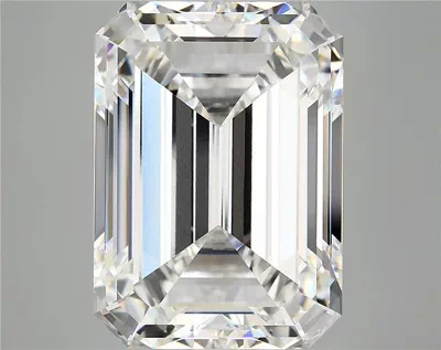 12.13ct F VVS2 Rare Carat Ideal Cut Emerald Lab Grown Diamond