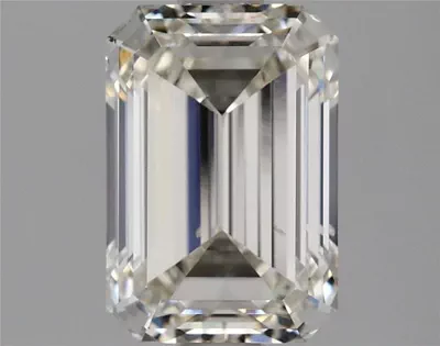 1.75ct H SI1 Rare Carat Ideal Cut Emerald Lab Grown Diamond