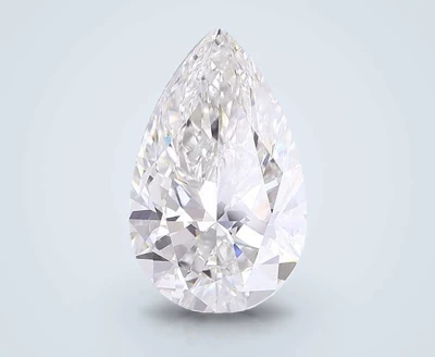6.28ct F VVS2 Rare Carat Ideal Cut Pear Lab Grown Diamond