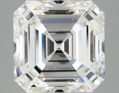 3.08ct E VVS2 Excellent Cut Asscher Lab Grown Diamond