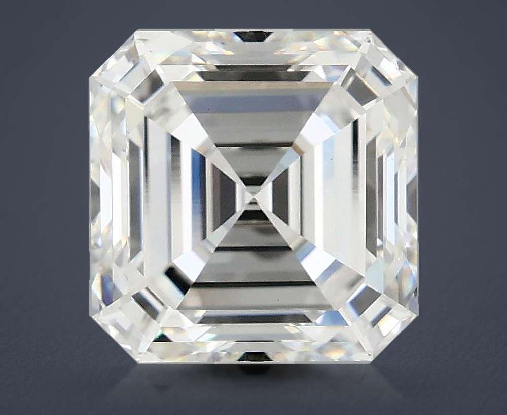 3.08ct E VVS2 Excellent Cut Asscher Lab Grown Diamond