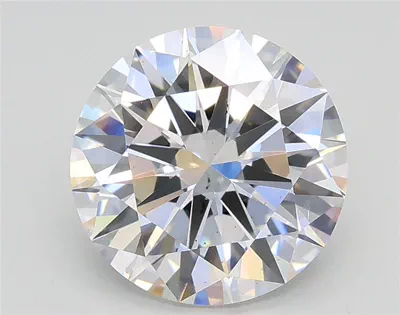 2.00ct D VS2 Excellent Cut Round Lab Grown Diamond