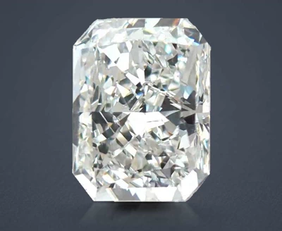5.04ct E SI1 Rare Carat Ideal Cut Radiant Diamond