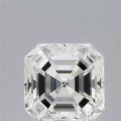 0.70ct H VS2 Rare Carat Ideal Cut Asscher Diamond