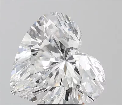 5.01ct E SI1 Rare Carat Ideal Cut Heart Lab Grown Diamond