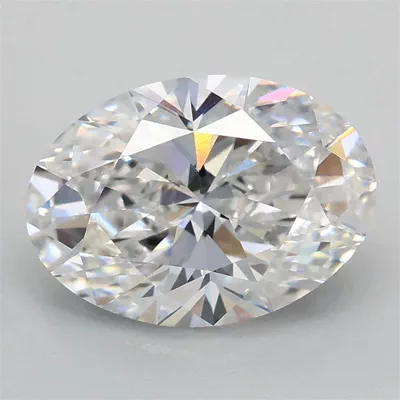 2.00ct E VS1 Rare Carat Ideal Cut Oval Lab Grown Diamond