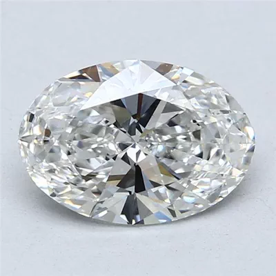 2.04ct F VS2 Rare Carat Ideal Cut Oval Lab Grown Diamond