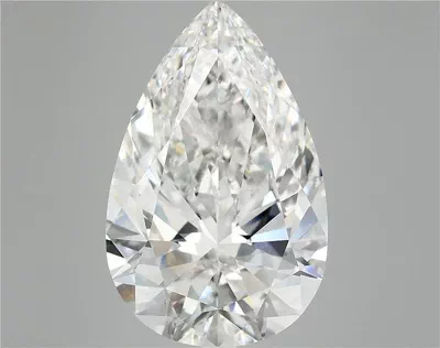 10.74ct E VVS2 Rare Carat Ideal Cut Pear Lab Grown Diamond