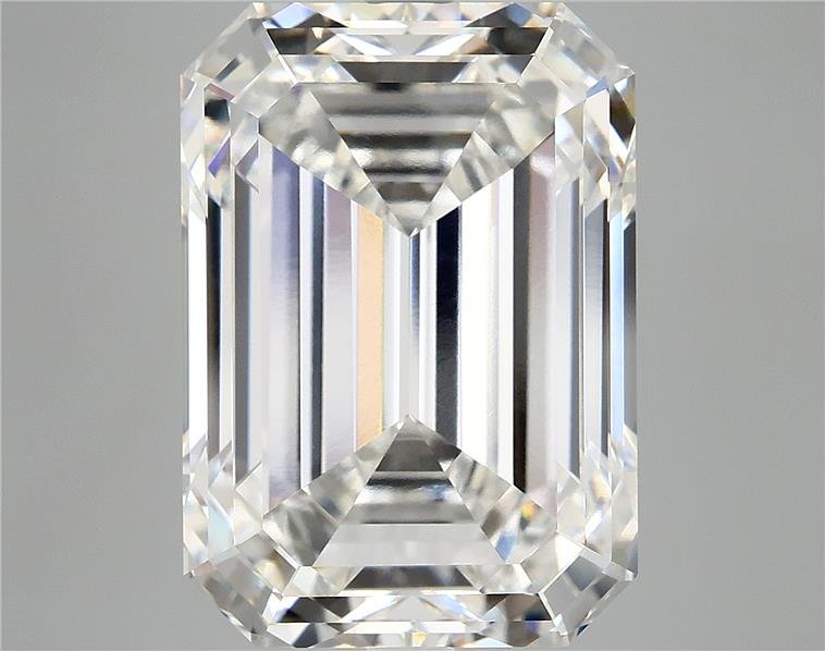 13.11ct F VVS2 Excellent Cut Emerald Lab Grown Diamond