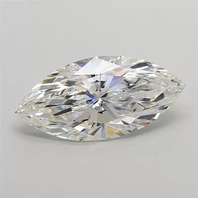 5.28ct F VS1 Rare Carat Ideal Cut Marquise Lab Grown Diamond