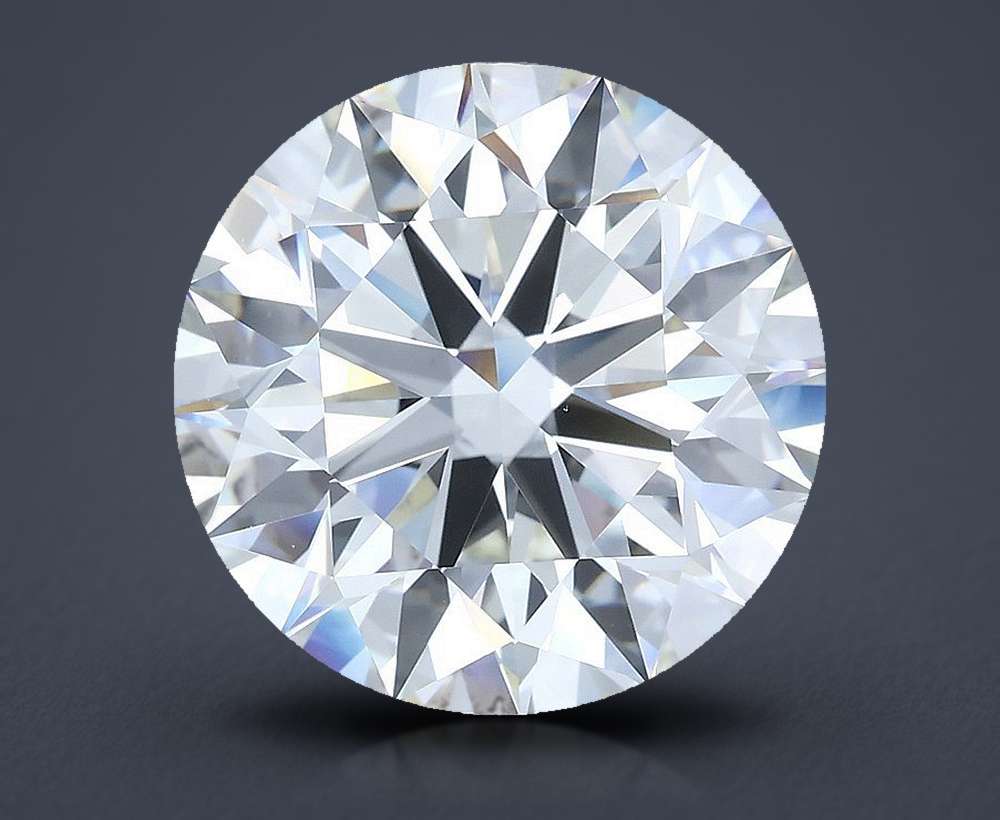 8.03ct H VS1 Rare Carat Ideal Cut Round Diamond