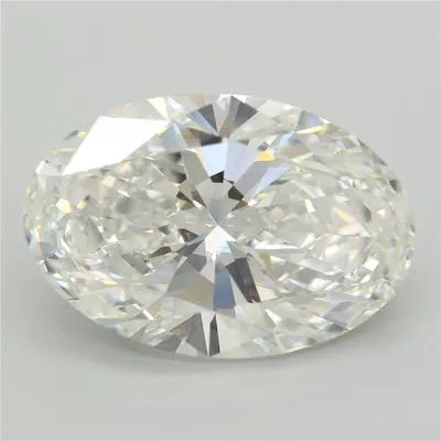 12.08ct F VVS2 Rare Carat Ideal Cut Oval Lab Grown Diamond