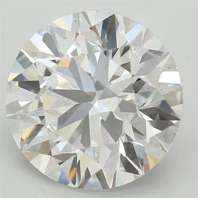 2.74ct F SI1 Rare Carat Ideal Cut Round Lab Grown Diamond