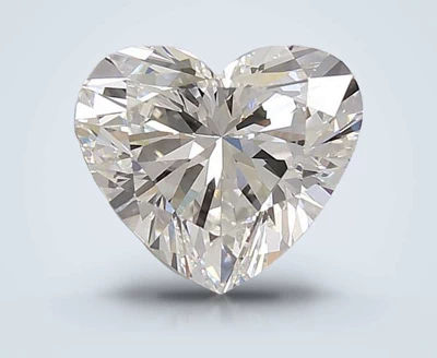 2.56ct F VVS1 Rare Carat Ideal Cut Heart Lab Grown Diamond