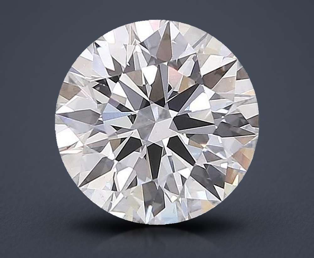 2.74ct D VS2 Rare Carat Ideal Cut Round Lab Grown Diamond