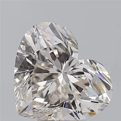 5.26ct H IF Rare Carat Ideal Cut Heart Diamond