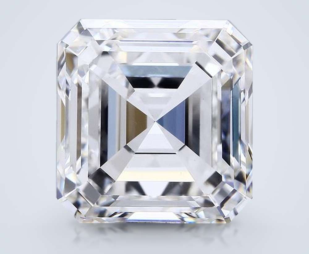 10.54ct E VVS2 Excellent Cut Asscher Lab Grown Diamond