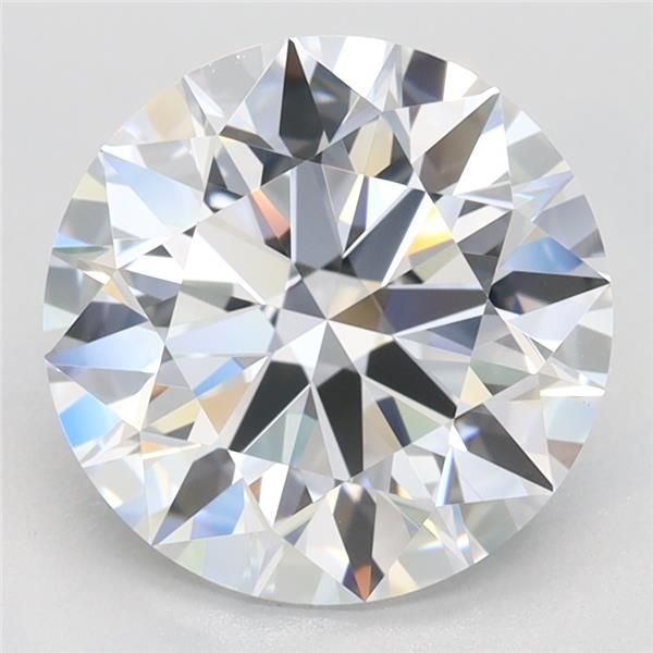 2.92ct D VVS1 Rare Carat Ideal Cut Round Lab Grown Diamond
