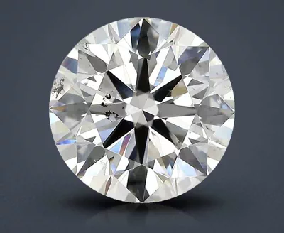 3.02ct G SI2 Rare Carat Ideal Cut Round Diamond