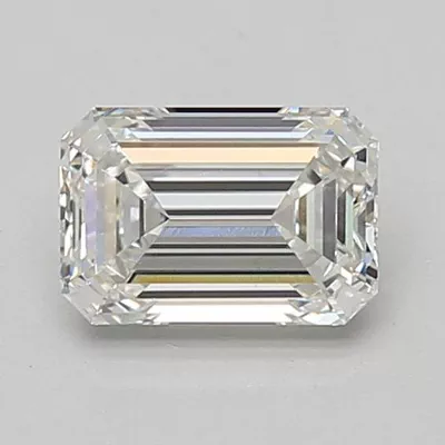 1.09ct F VS1 Rare Carat Ideal Cut Emerald Lab Grown Diamond
