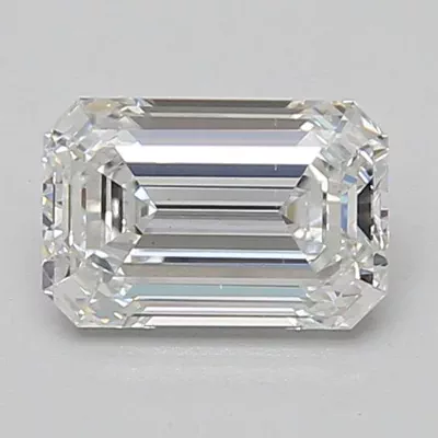 1.42ct D VS2 Rare Carat Ideal Cut Emerald Lab Grown Diamond