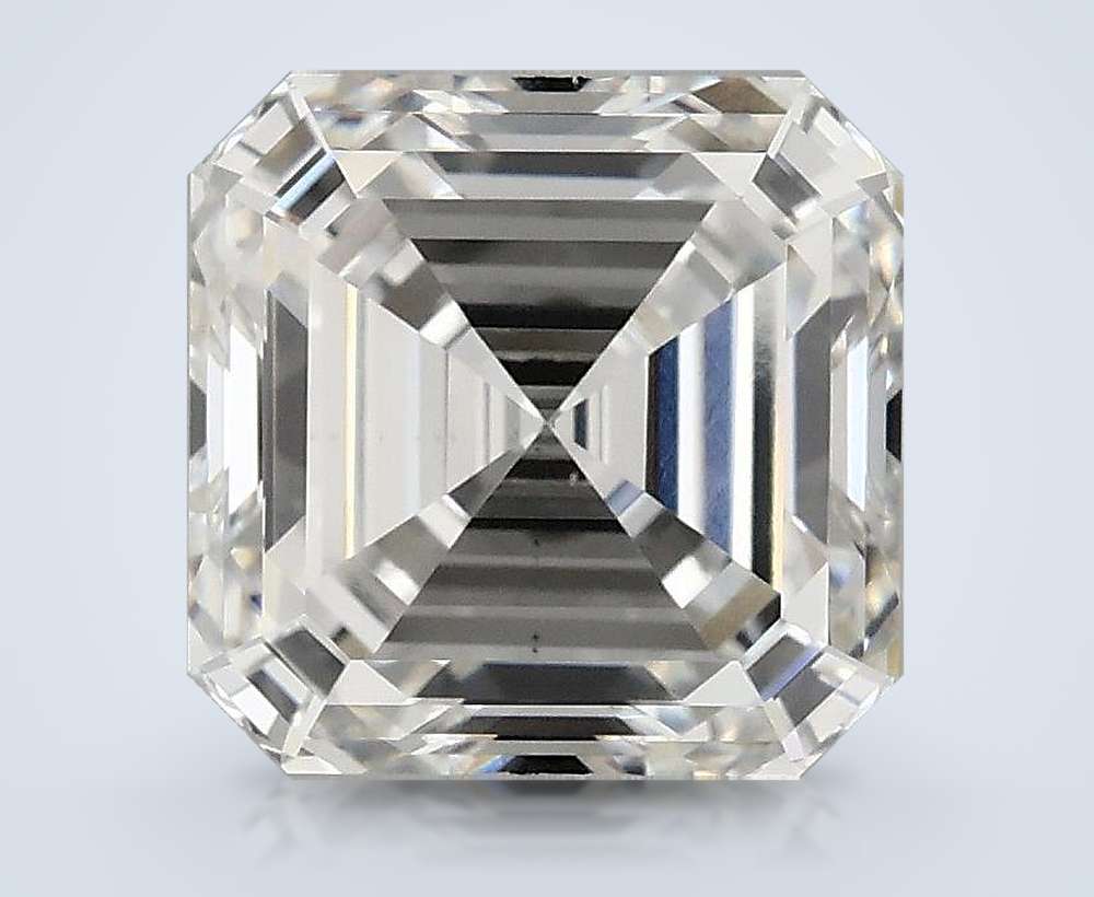 3.09ct F VS1 Rare Carat Ideal Cut Asscher Lab Grown Diamond