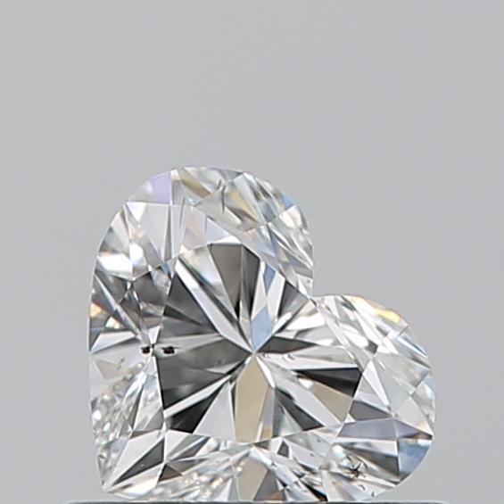 0.53ct G SI1 Rare Carat Ideal Cut Heart Diamond