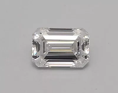 0.63ct D VS1 Rare Carat Ideal Cut Emerald Lab Grown Diamond
