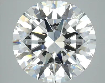 5.01ct F VVS2 Rare Carat Ideal Cut Round Diamond
