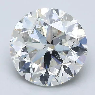 3.01ct J SI2 Very Good Cut Round Diamond