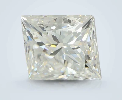 4.03ct E VS1 Very Good Cut Princess Lab Grown Diamond