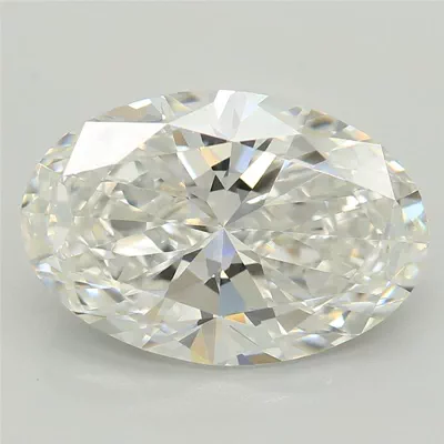 2.79ct F VVS2 Rare Carat Ideal Cut Oval Lab Grown Diamond