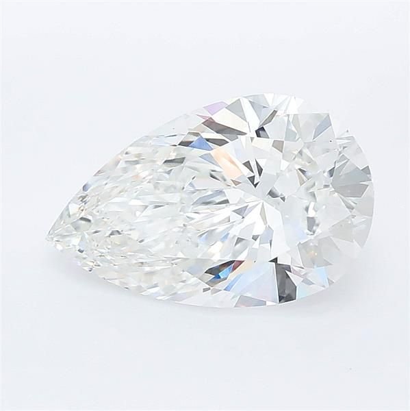 2.10ct E VS1 Rare Carat Ideal Cut Pear Lab Grown Diamond