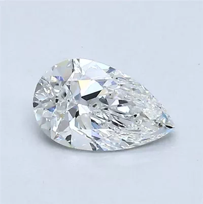 0.56ct E VVS2 Rare Carat Ideal Cut Pear Diamond
