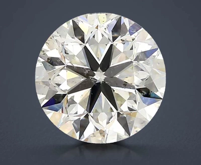3.07ct K SI2 Very Good Cut Round Diamond