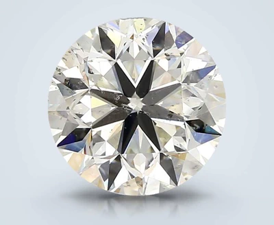 3.07ct K SI2 Very Good Cut Round Diamond