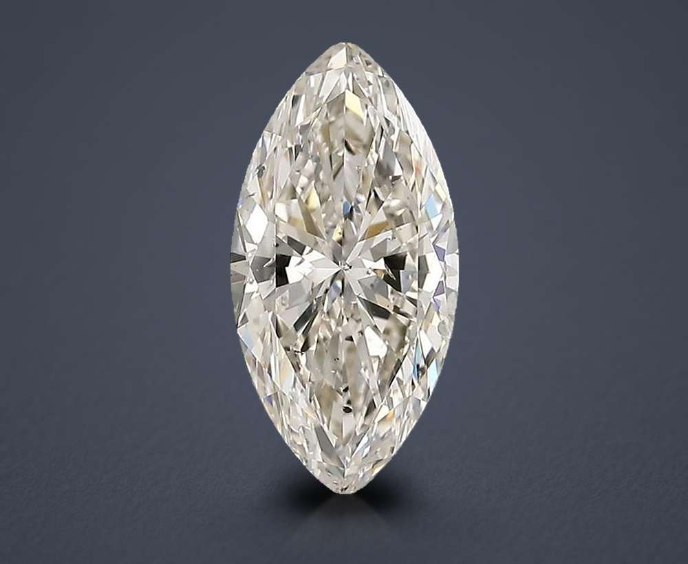 2.01ct J SI2 Rare Carat Ideal Cut Marquise Diamond