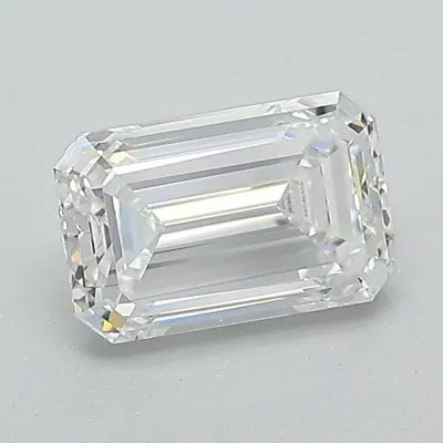 1.13ct D VS1 Excellent Cut Emerald Lab Grown Diamond