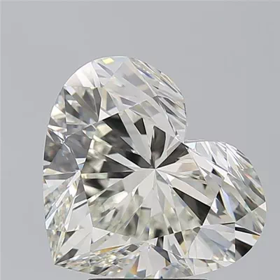 5.18ct J VVS2 Rare Carat Ideal Cut Heart Diamond