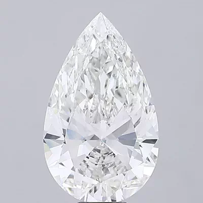 10.08ct G VVS2 Rare Carat Ideal Cut Pear Lab Grown Diamond