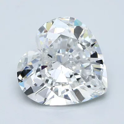 3.04ct F SI1 Very Good Cut Heart Diamond