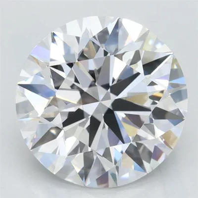 3.23ct D FL Rare Carat Ideal Cut Round Lab Grown Diamond